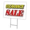 Signmission Clearance Sale Yard Sign & Stake outdoor plastic coroplast window, C-2436 Clearance Sale C-2436 Clearance Sale - alternate 1